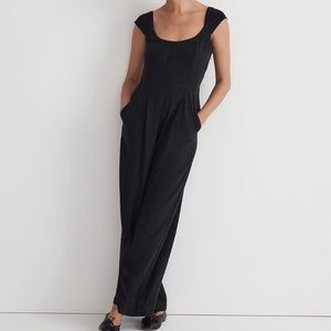 NWT Madewell Cap Sleeve Wide Leg Jumpsuit